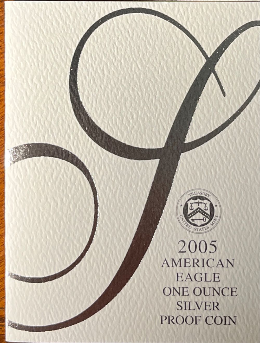 American Eagle Proof 2005  coin collectible [Barcode 704785050419] - Main Image 3