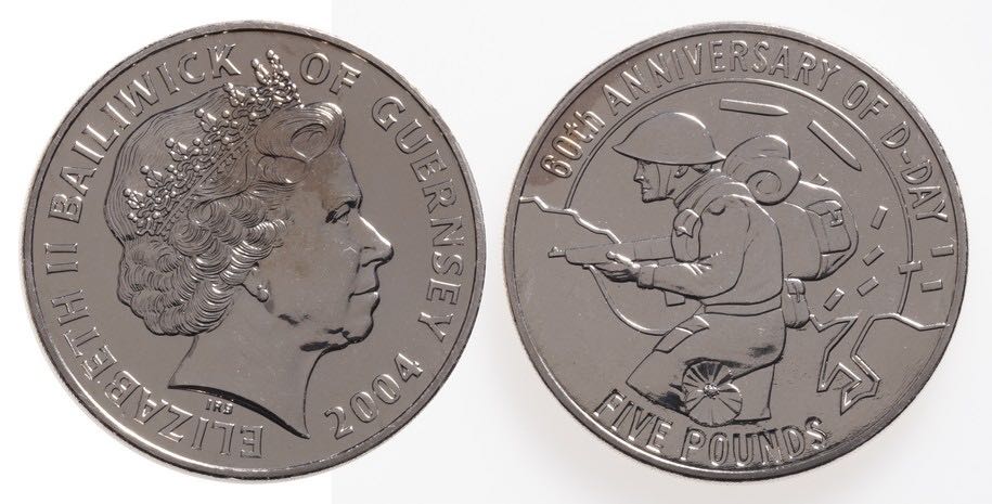 2004 UK 60th Anniversary Of The D-Day Landings Commemorative 5£ Collection  coin collectible - Main Image 4