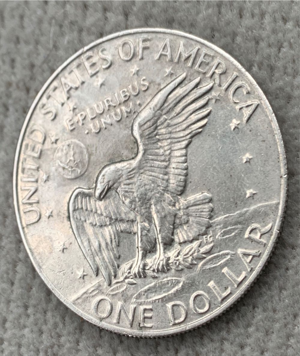 1977 Eisenhower Dollar - No Mint Mark  coin collectible - Main Image 2