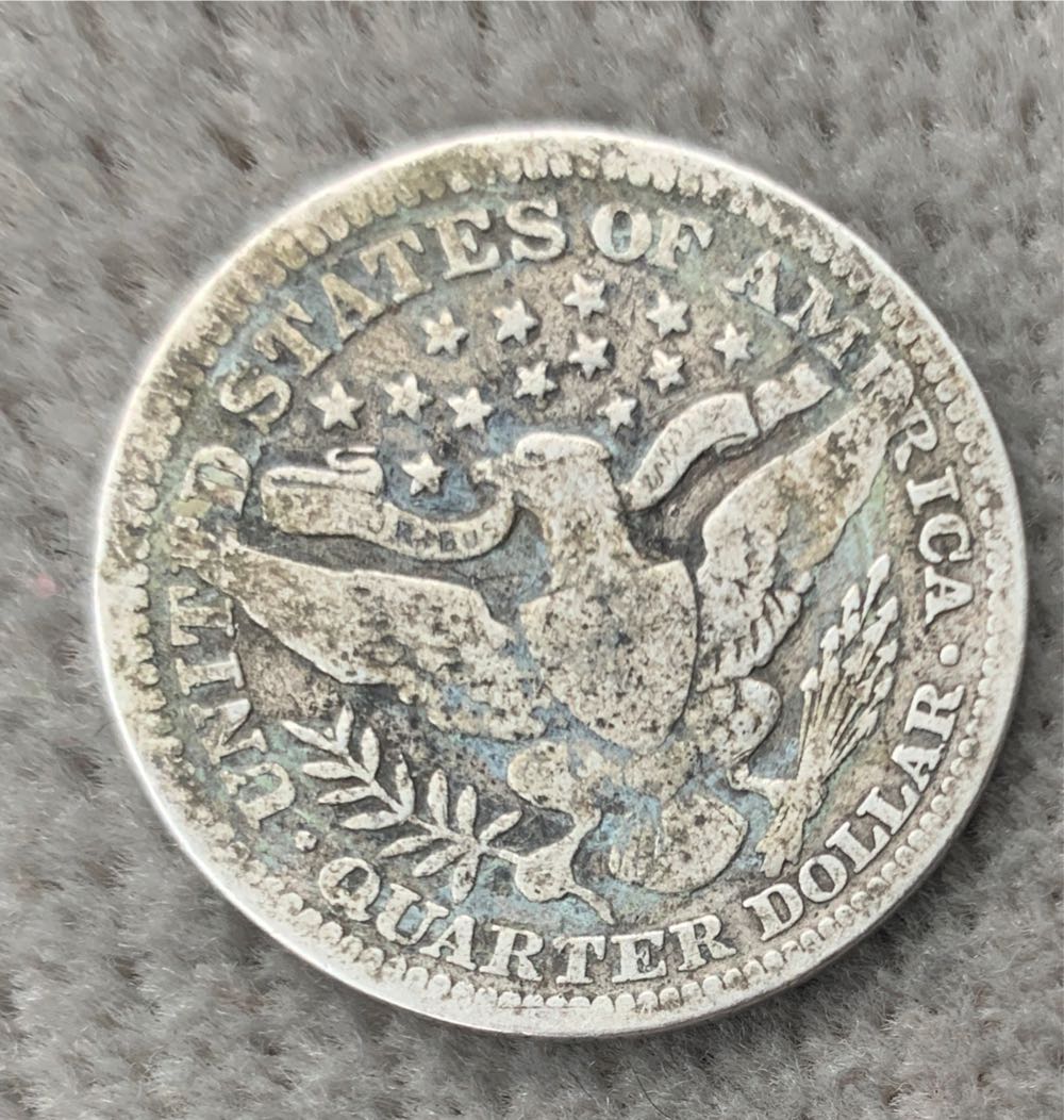 1904 Barber Head Quarter  coin collectible - Main Image 2
