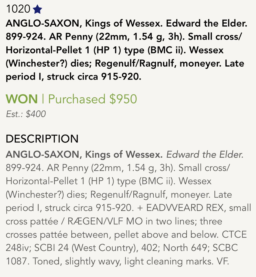 Great Britain, Anglo-Saxon, Edward The Elder  coin collectible - Main Image 3