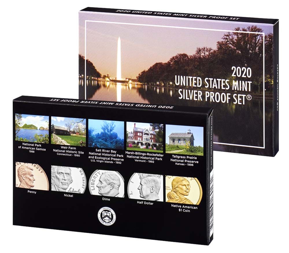 2020 US Mint Silver Proof Coin Set (S)  coin collectible - Main Image 3