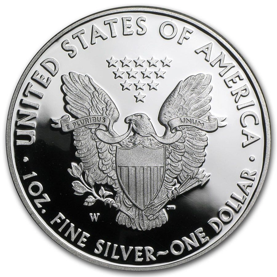 2013 US Mint American Eagle Silver Dollar Proof (W)  coin collectible - Main Image 2