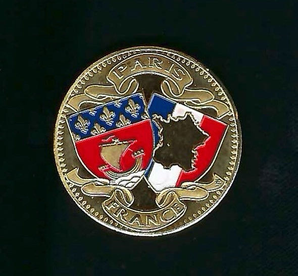 2016 FR Paris Landmarks Token  coin collectible - Main Image 2