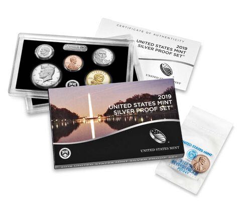 2019 US Mint Silver Proof Coin Set (S)  coin collectible - Main Image 3