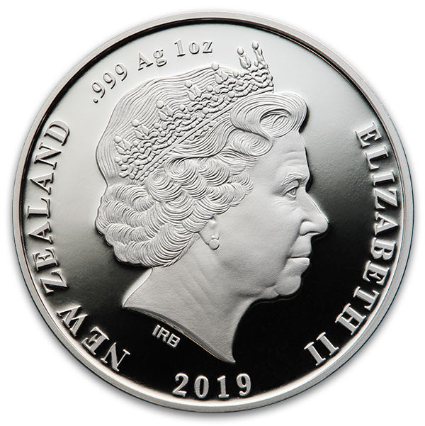 2019 NZ Annual Commemorative - North Island Takahe Silver Proof Coin  coin collectible - Main Image 2