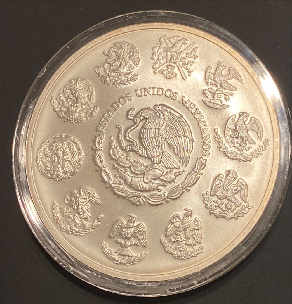2013 5oz Mexico Libertad Silver Coin  coin collectible - Main Image 2
