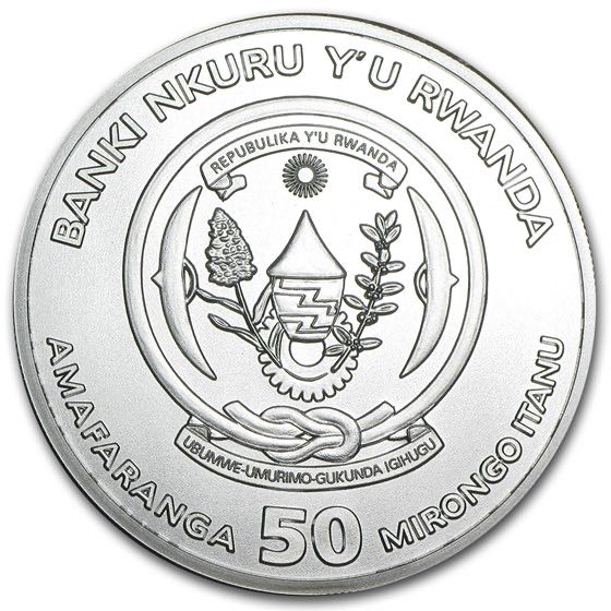 2014 Rwanda Impala  coin collectible - Main Image 2