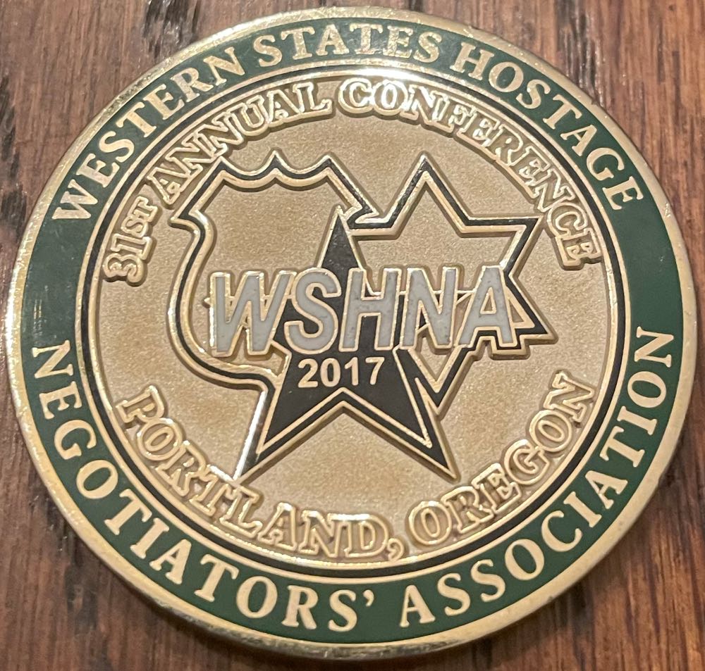 Multnomah County Sherrifs Department - WSHNA 2017  coin collectible - Main Image 2