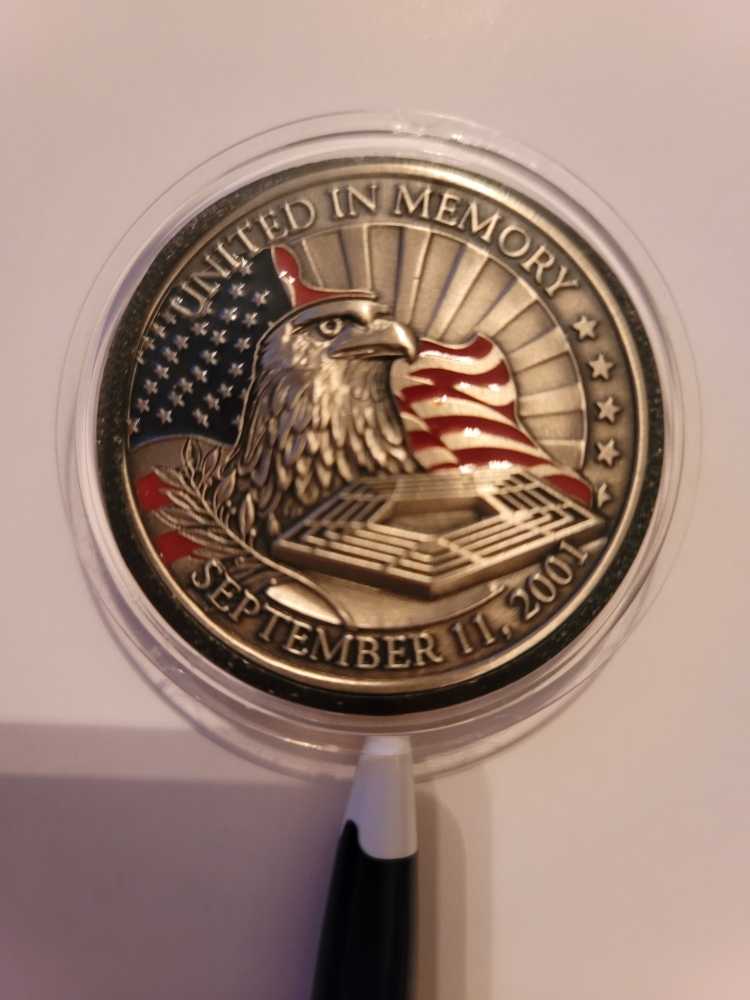 Pentagon 9/11 Challenge Coin  coin collectible - Main Image 2
