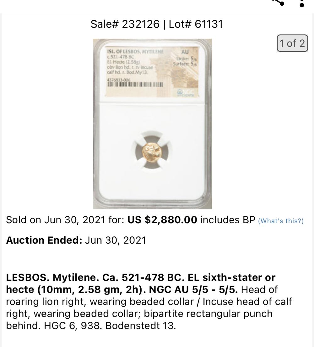 Lesbos  coin collectible - Main Image 3