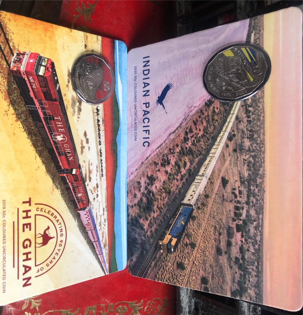 50th Anniversary Indian Pacific 50th  coin collectible [Barcode 9314688104754] - Main Image 2