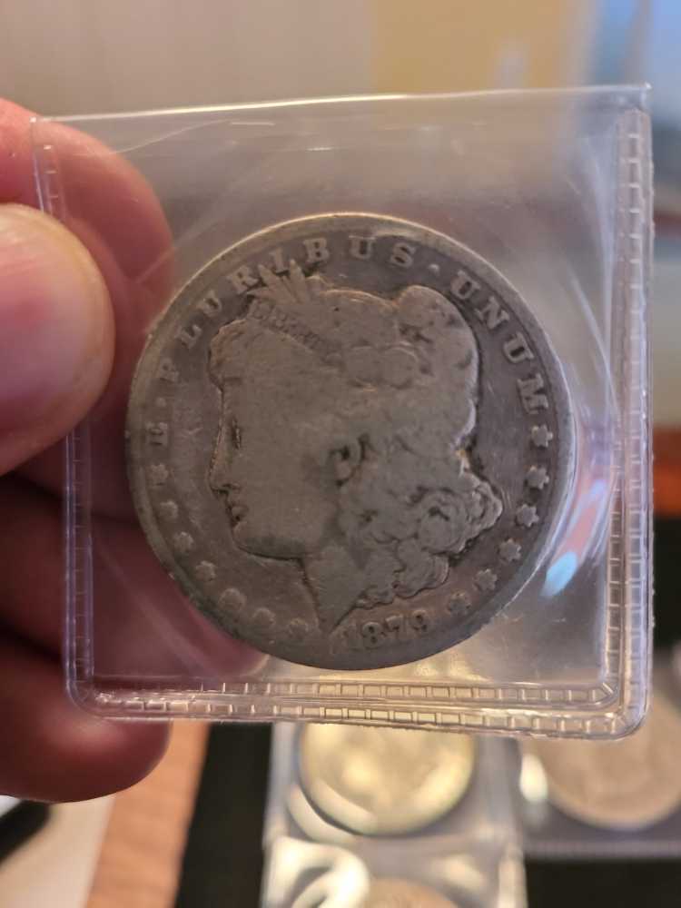 1879-CC Morgan Silver Dollar  coin collectible - Main Image 2