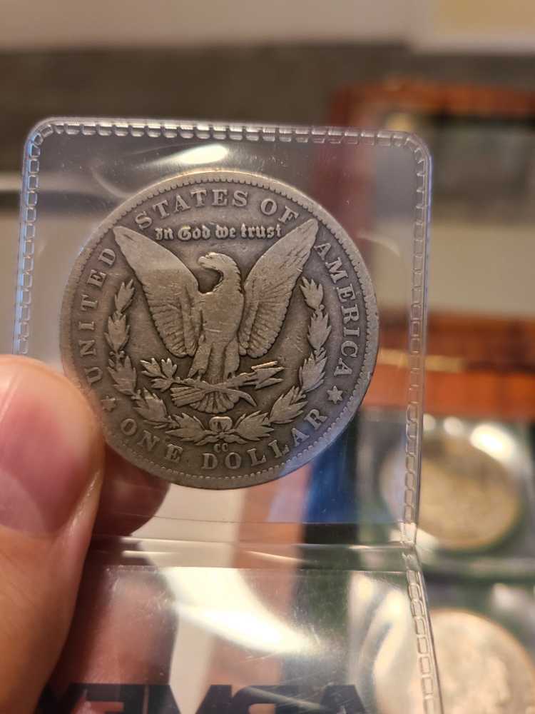 1885-CC Morgan Silver Dollar  coin collectible - Main Image 2