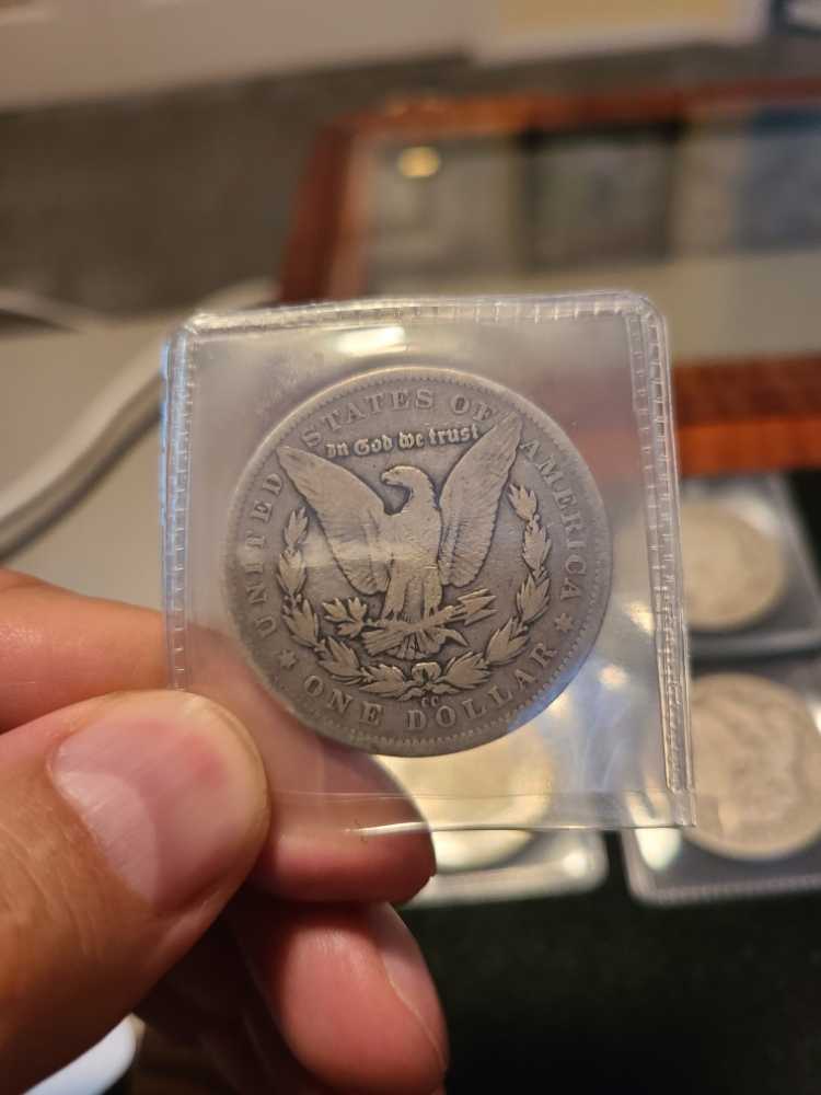 1893-CC Morgan Silver Dollar  coin collectible - Main Image 2