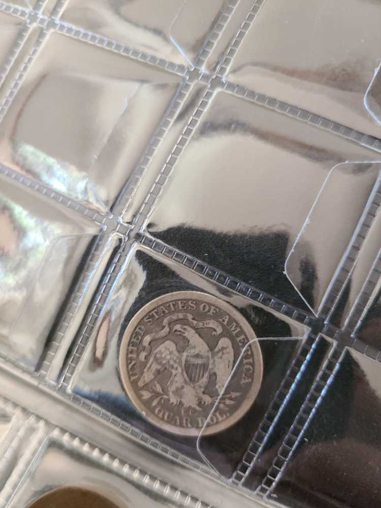 1877-CC Seated Liberty Quarter  coin collectible - Main Image 2