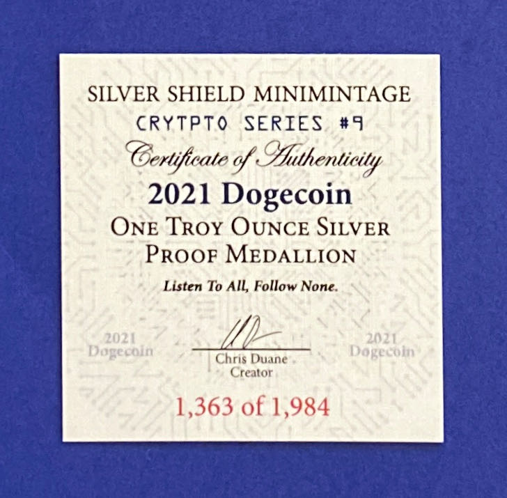 SS - Dogecoin  coin collectible - Main Image 2
