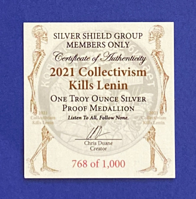 SS - Collectivism Kills Lenin  coin collectible - Main Image 2