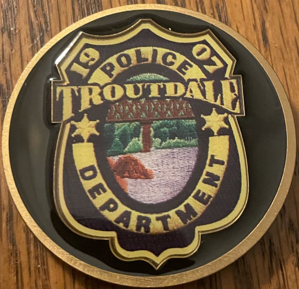 Troutdale Police Department  coin collectible - Main Image 2