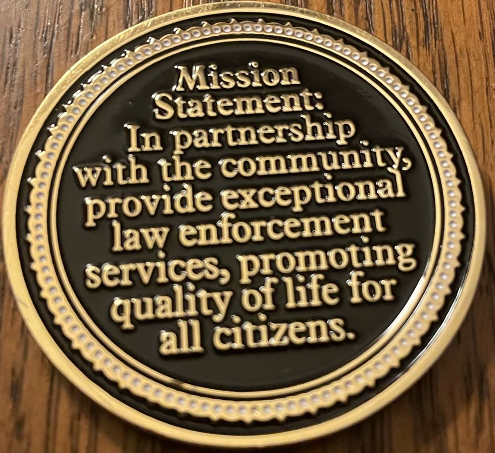 Gladstone Police Department  coin collectible - Main Image 2