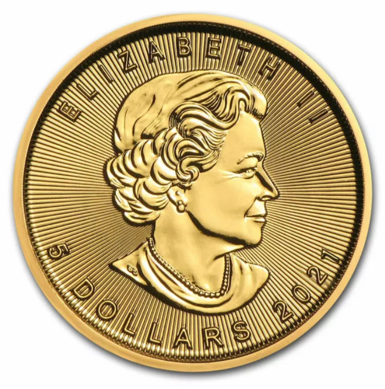 2021 Maple Leaf  coin collectible - Main Image 2