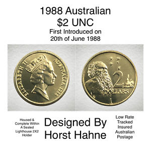 1988 $2 Elder - HH UNC  coin collectible - Main Image 3