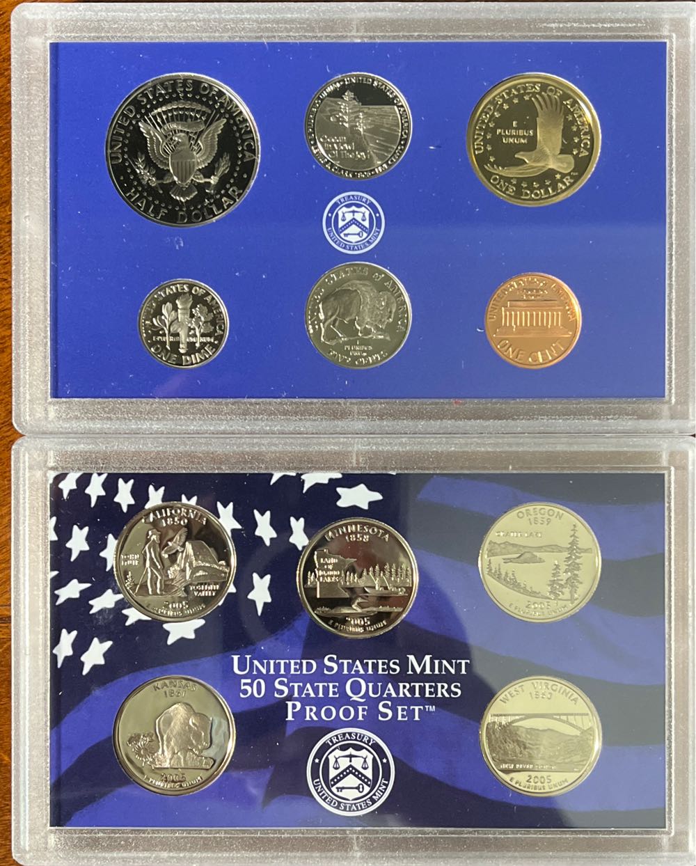 2005 United States Mint Proof Set  coin collectible [Barcode 704785050785] - Main Image 2