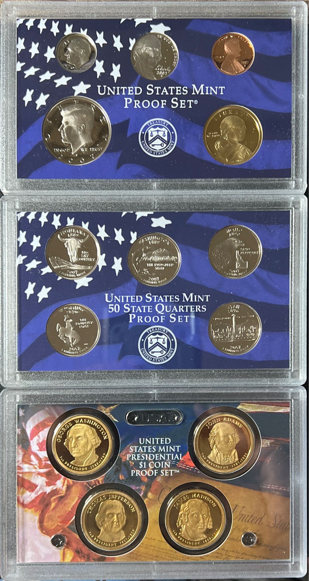 2007 United States Mint Proof Set  coin collectible [Barcode 704785054455] - Main Image 2