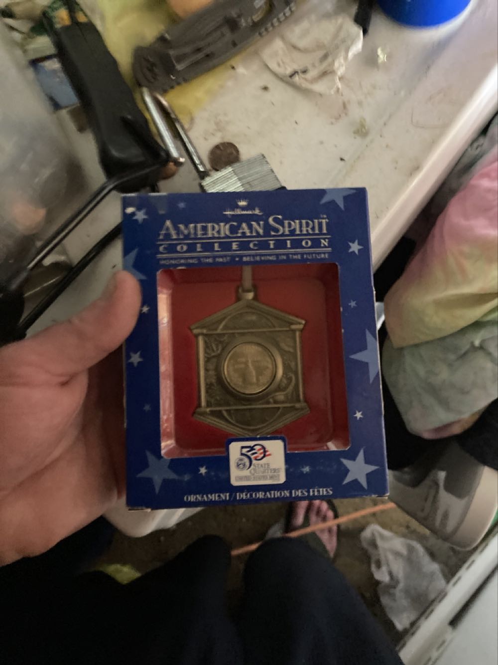 Maryland State Quarter Enclosed In Pewter Ornament From The American Spirit Coin Collection Uncirculated  coin collectible [Barcode 015012607260] - Main Image 3