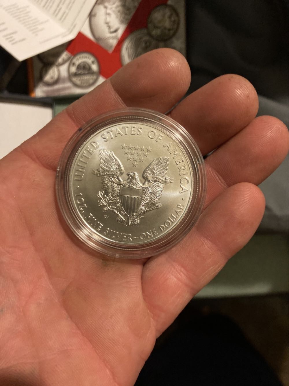 W American Eagle  coin collectible [Barcode 704785580091] - Main Image 3