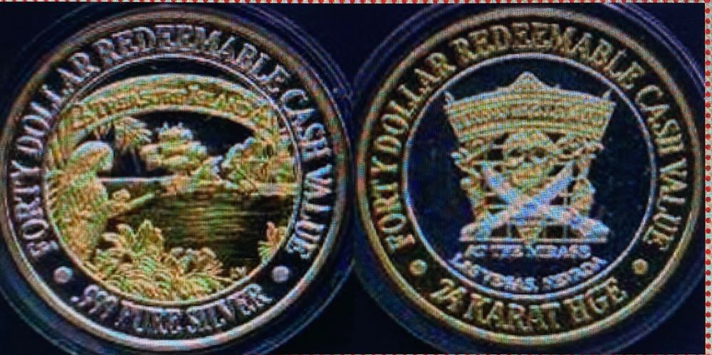 Treasure Island Ship $40  coin collectible - Main Image 2