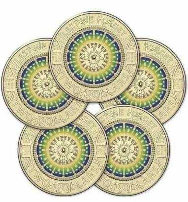 $2 2017 War Memorial Mosaic Coin  coin collectible - Main Image 2