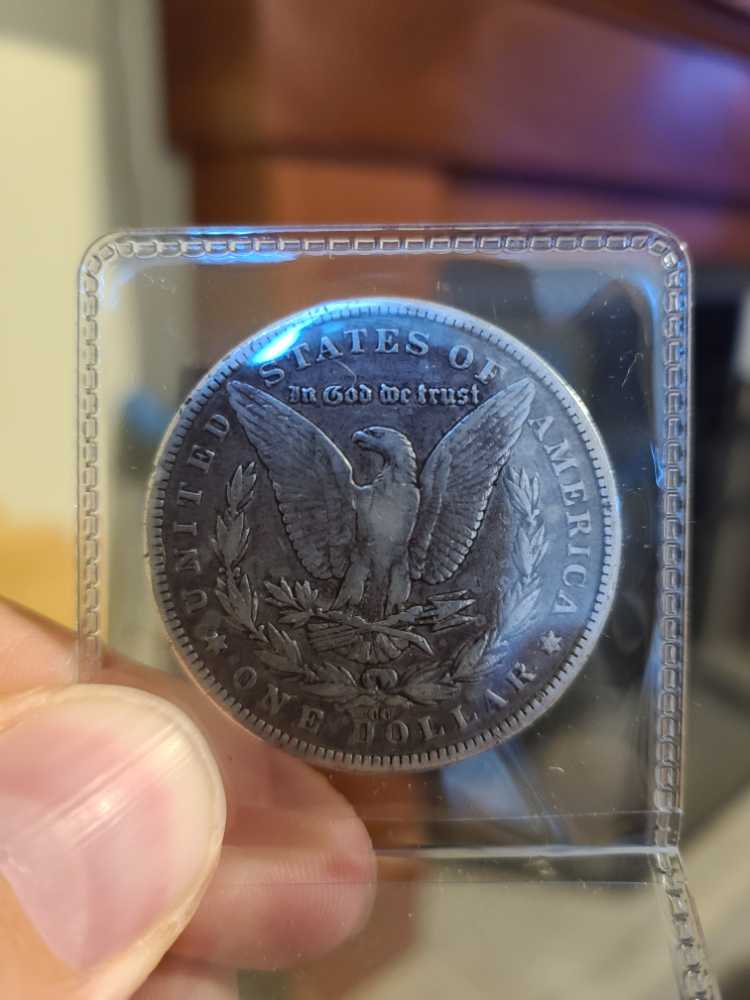 1881-CC Morgan Silver Dollar  coin collectible - Main Image 2