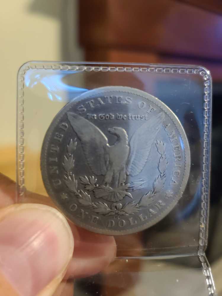 1892-CC Morgan Silver Dollar  coin collectible - Main Image 2