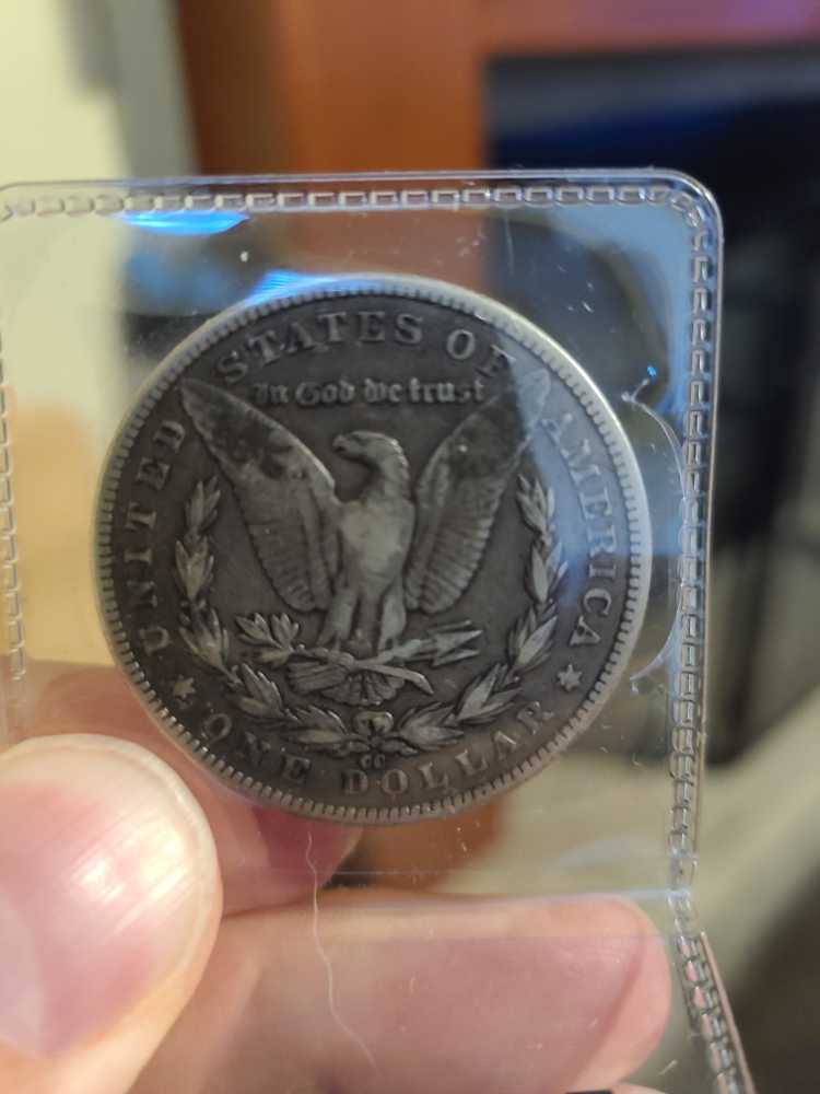 1890-CC Morgan Silver Dollar  coin collectible - Main Image 2