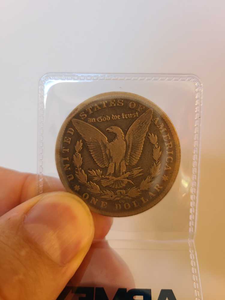 1880-CC Morgan Silver Dollar  coin collectible - Main Image 2