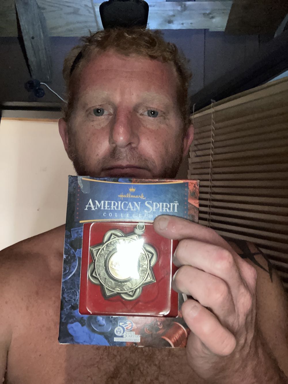 Hallmark American Spirit Collection Ornament Virginia  coin collectible [Barcode 015012610710] - Main Image 3