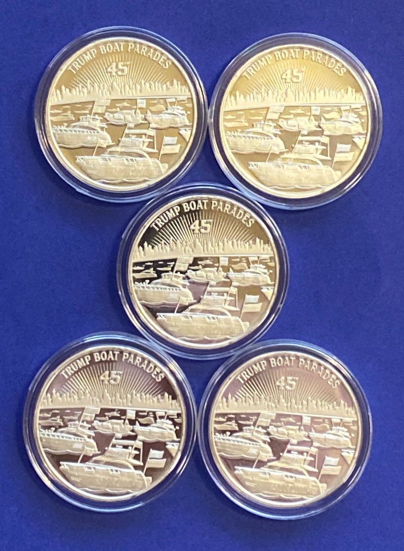 DCC - Trump Boat Parade  coin collectible - Main Image 2