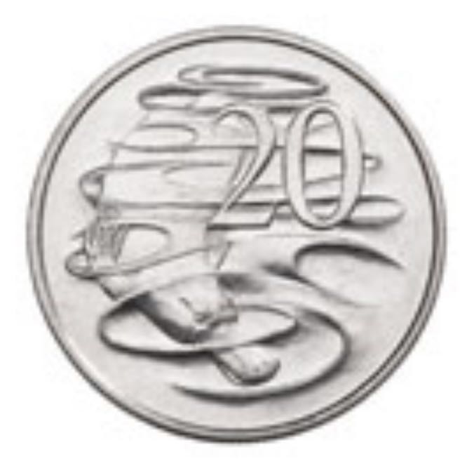 20c 1996 Coin  coin collectible - Main Image 1
