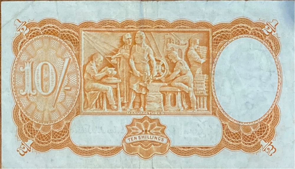 Bank Note - Ten Shillings  coin collectible - Main Image 2