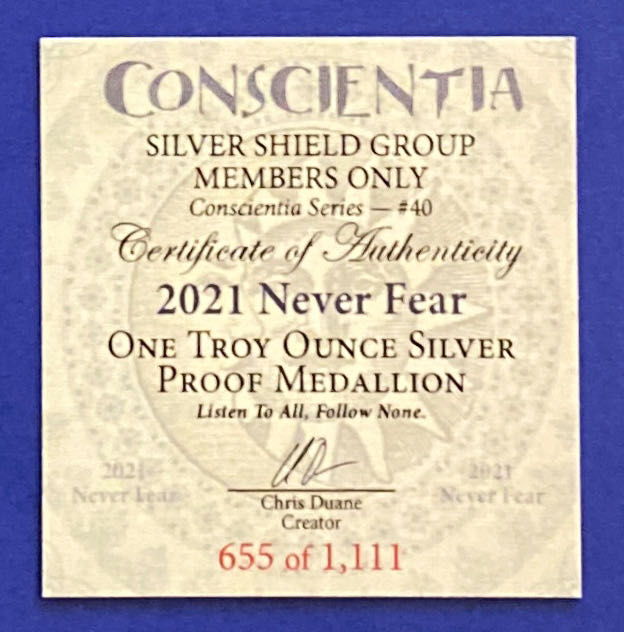 SS - Never Fear  coin collectible - Main Image 2