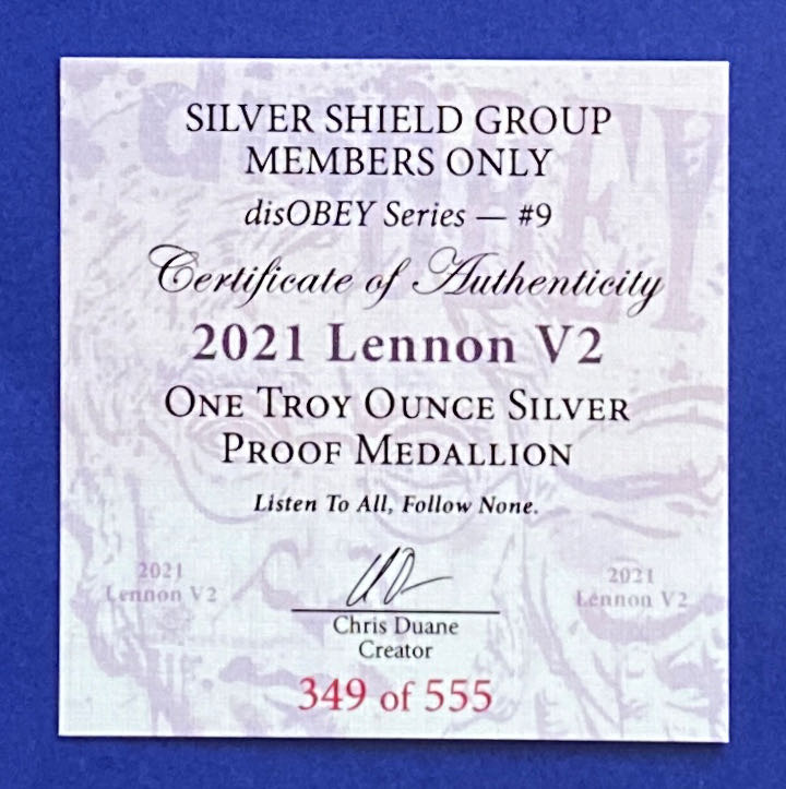 SS - Lennon V2  coin collectible - Main Image 2