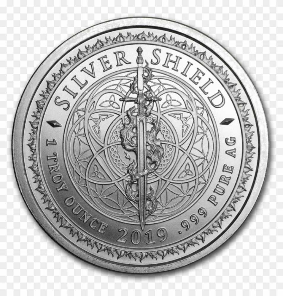 Silver Shield DSN254-002 BU 2019 "Cosmic Yin Yang” 1 Oz Ounce .999 Silver (C48)  coin collectible - Main Image 2