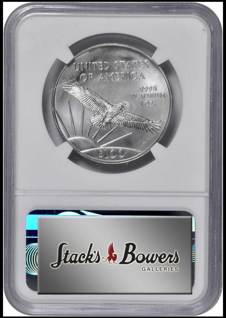 2019 Platinum Eagle  coin collectible - Main Image 2