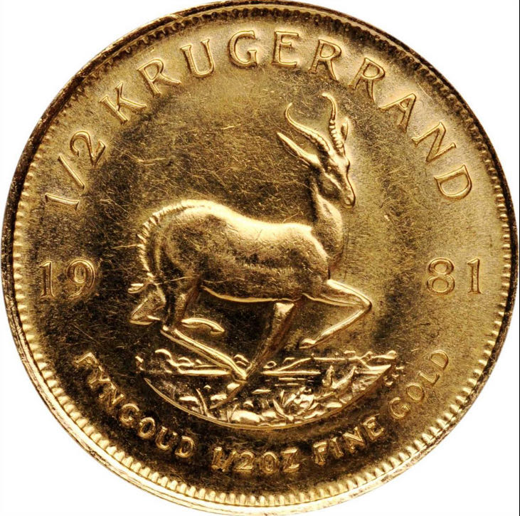 1981 Krugerrand  coin collectible - Main Image 2