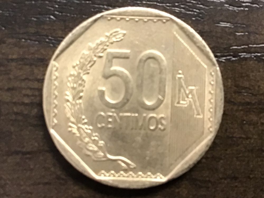 50 Centimos  coin collectible - Main Image 2