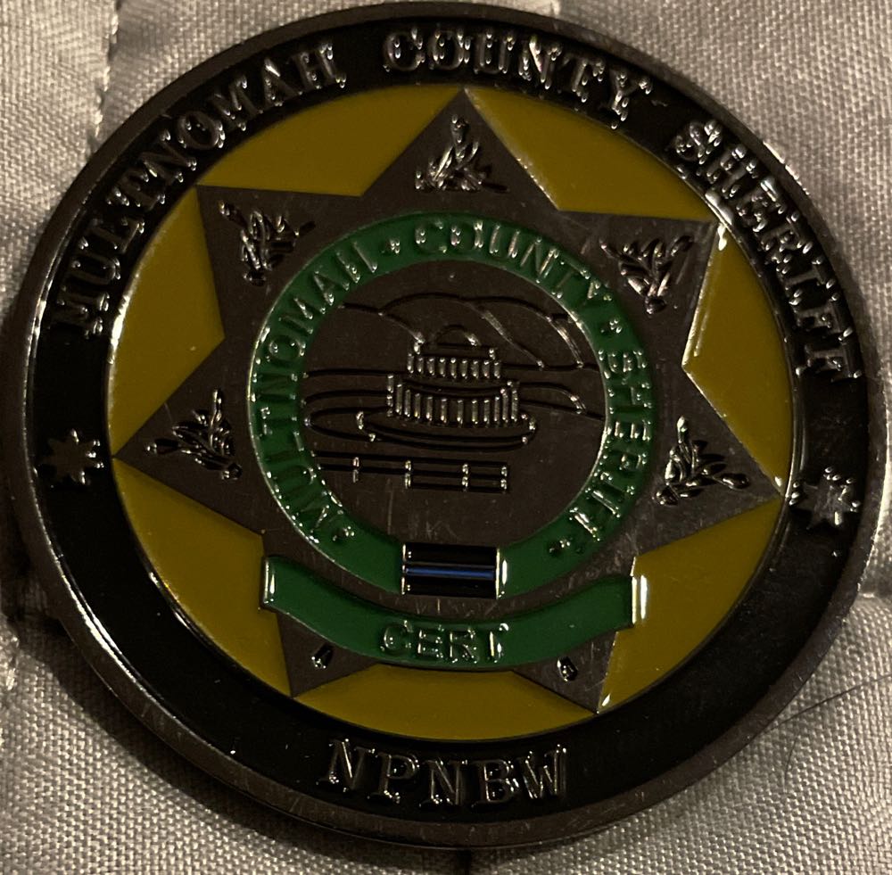 Multnomah County Sheriffs Office - CERT  coin collectible - Main Image 2