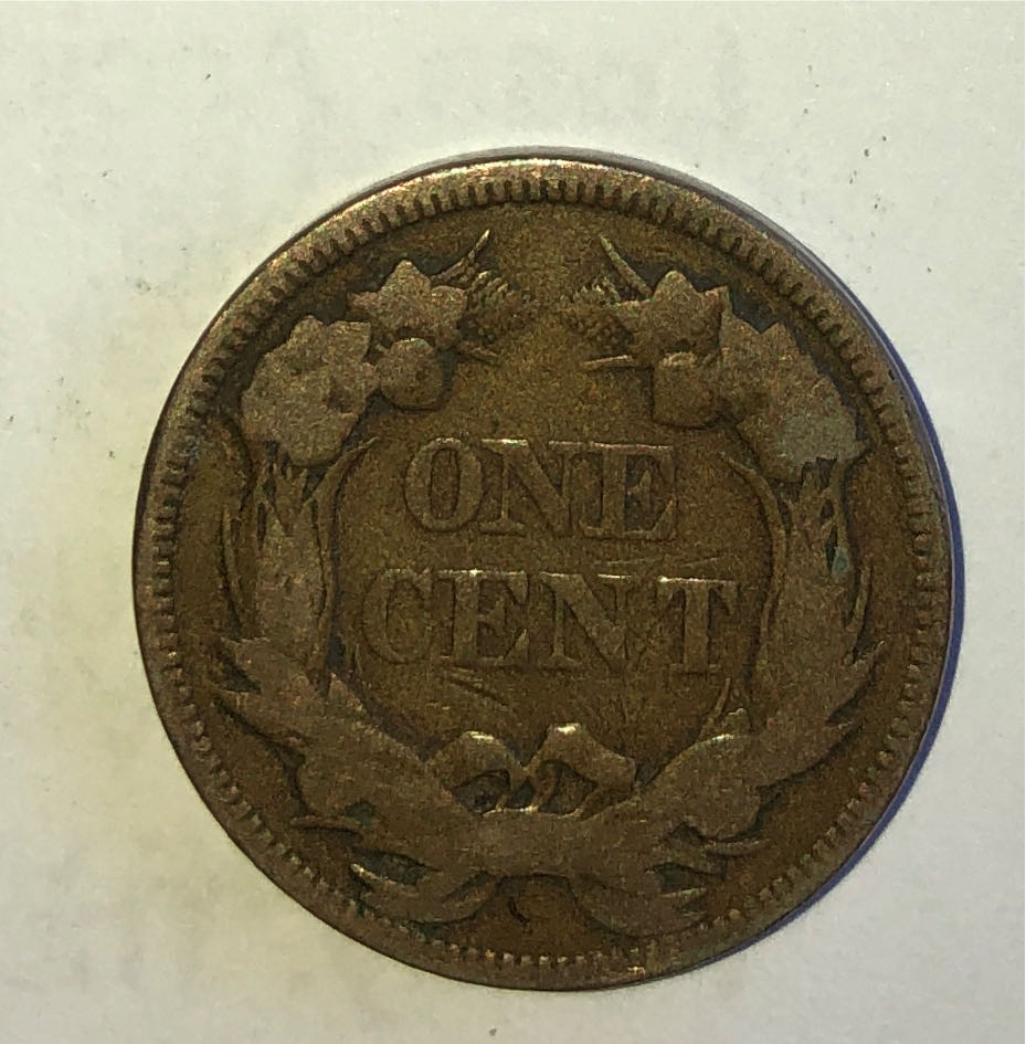 1 Cent - 1857 Flying Eagle  coin collectible - Main Image 2