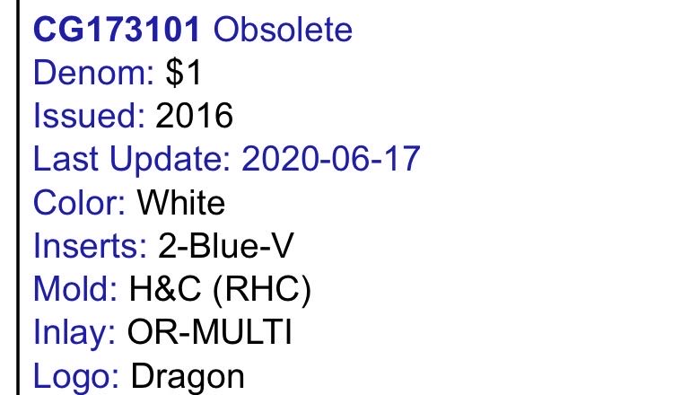 $1.00 Lucky Dragon Casino  coin collectible - Main Image 2