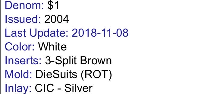 $1.00 Sands “Sands Regency”  coin collectible - Main Image 2